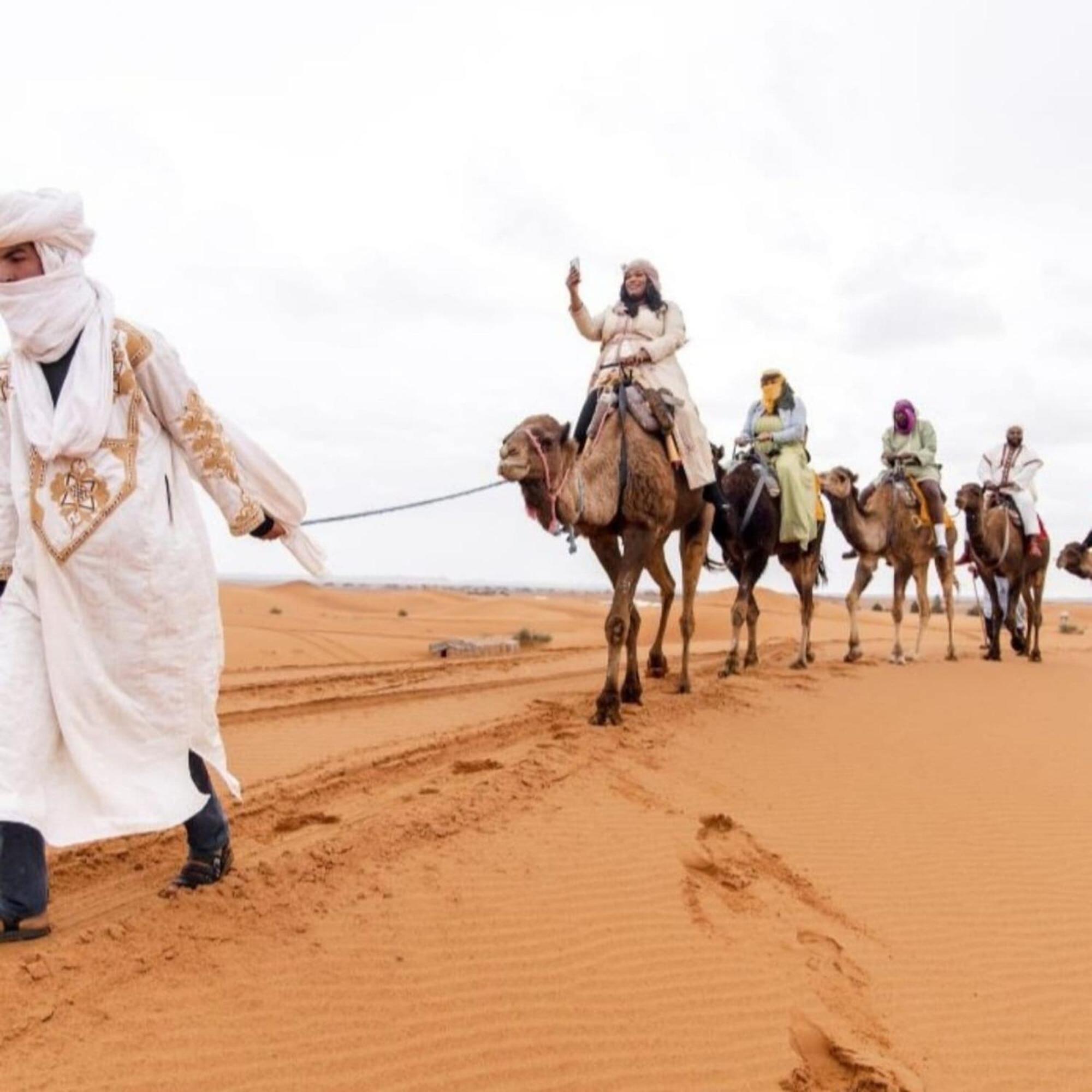 Unique Sahara Camp Hotel Merzuga Kültér fotó